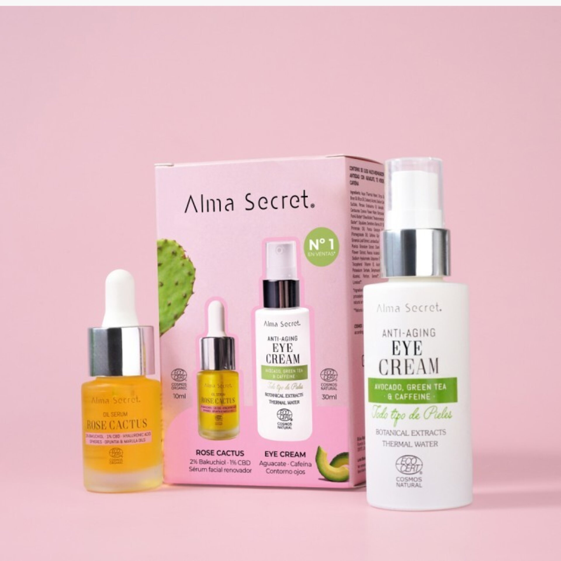 Cofre Contorno Ojos & Mini Rose Cactus Facial Oil - 2