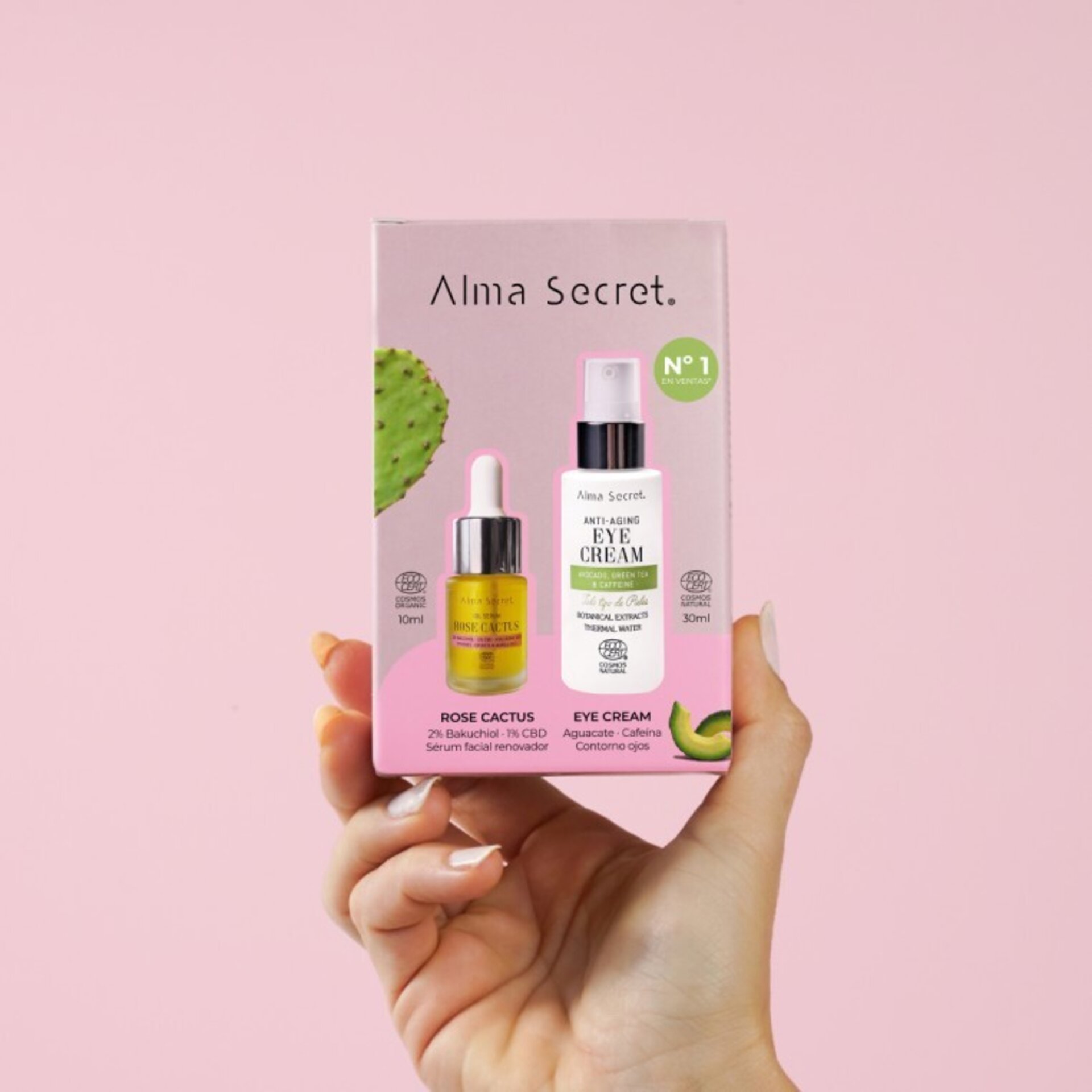 Cofre Contorno Ojos & Mini Rose Cactus Facial Oil - 3