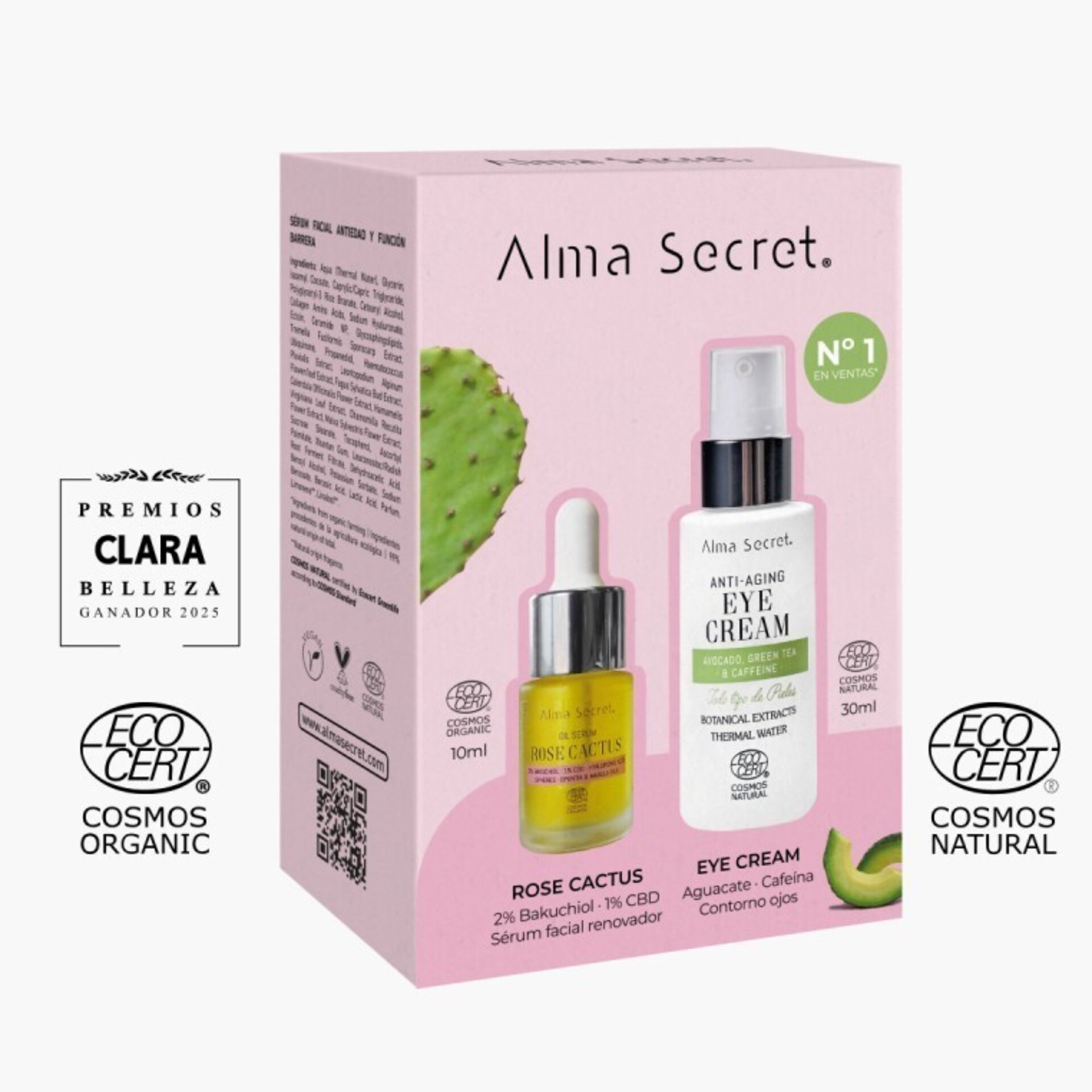 Cofre Contorno Ojos & Mini Rose Cactus Facial Oil - 4